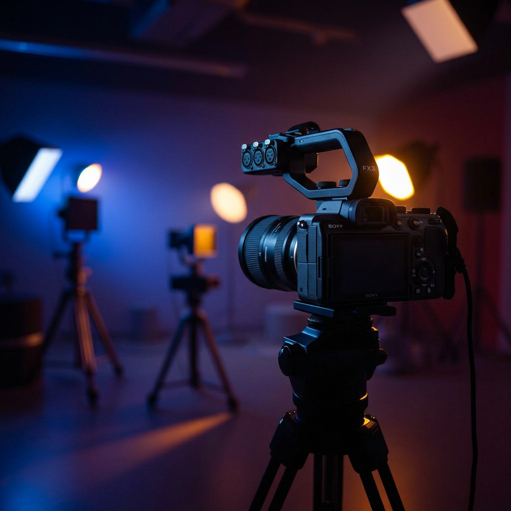 Sony FX3 con obiettivo Tamron 28-75mm sul set NOVELL